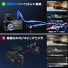 OKYES Dashcam with Front and Rear Cameras Latest Smartphone Easy Image Adjustable Startup High Temperature LED Signal Vehicle 64GB Memory Card