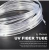 5PCS RGB LED Car Decor Neon With Foot Lamp integration Fiber Optical Strip Light