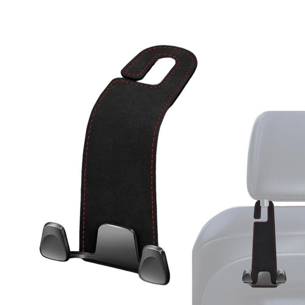 2 Pcs Headrest Hanger Metal Hook Organizer Storage Hanger Sturdy Car Seat Headrest Hook  Rear Seat