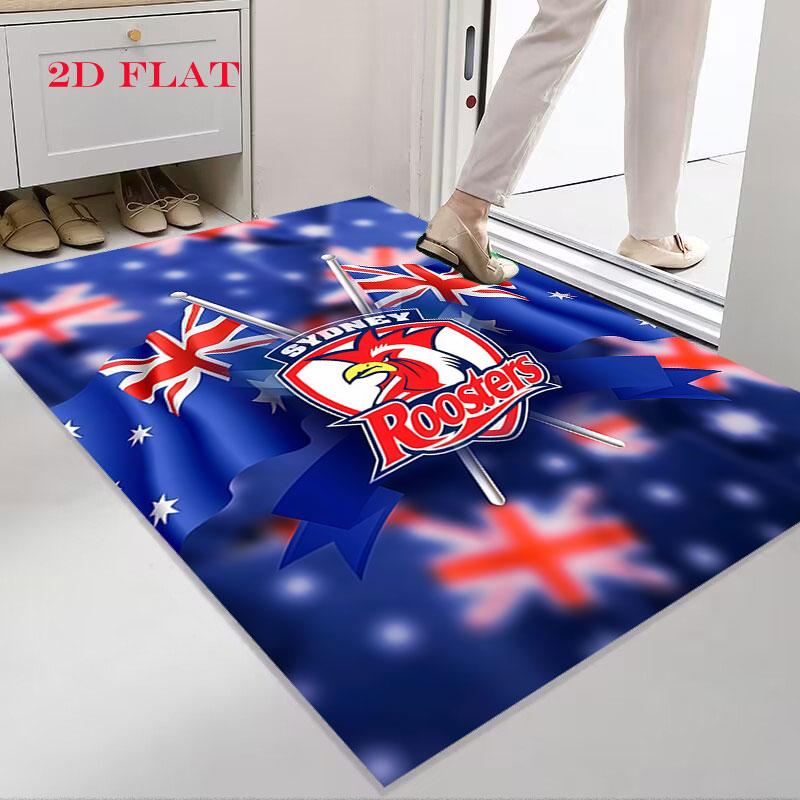 Sydney Roosters Pride Carpet Rug for Living Room Bedroom Home Sofa Decoration,Kids Play Nonslip Floor Mat
