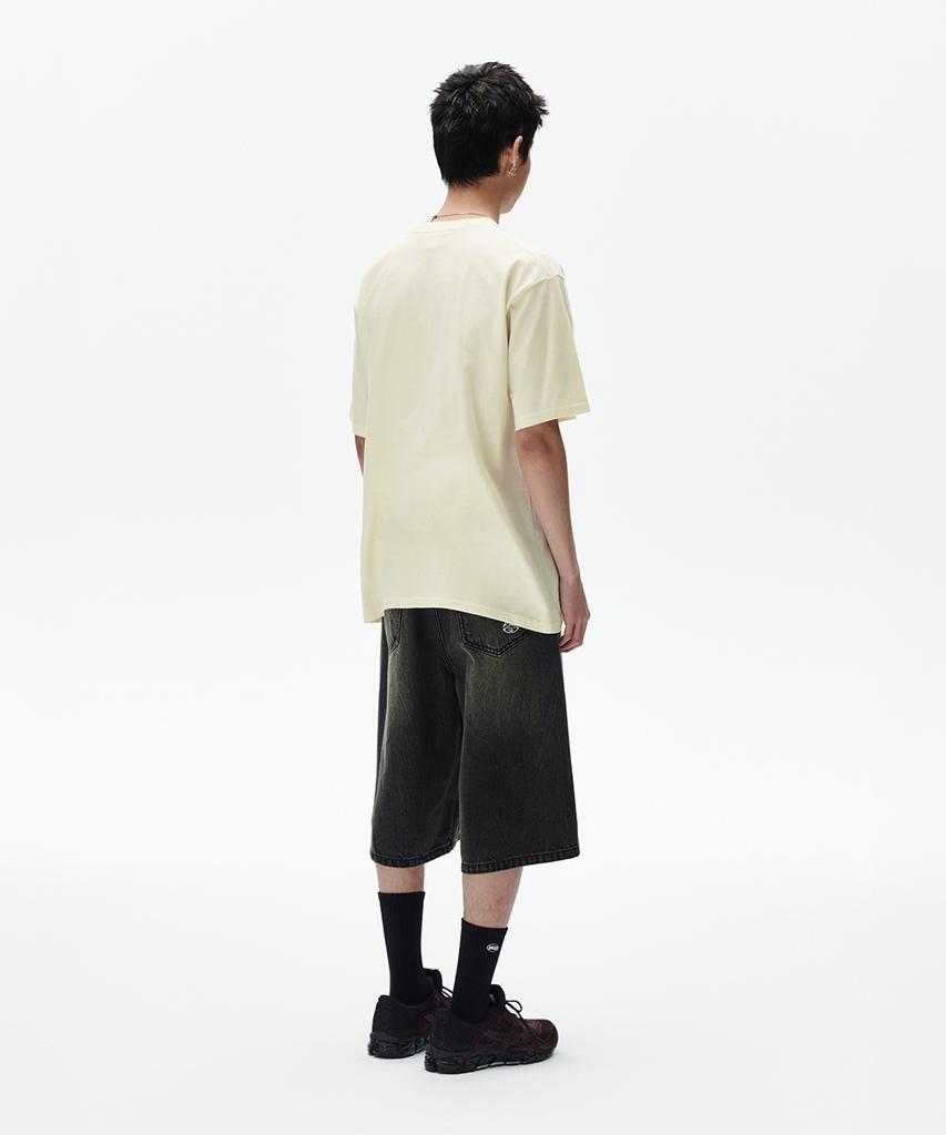 MAHAGRID Maha Spellout Tee Cream(Mg2Fmmt531A)