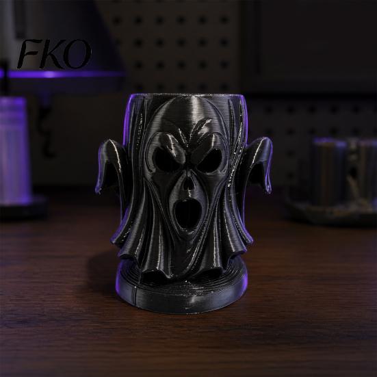 Halloween Table Decor 3D Printed Ghost Egg Holder, Multi-Functional Tray Ornaments for Storage And Durable Desktop Decoration, Horror Theme