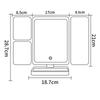 Oeny Foldable LED Vanity Mirror