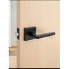 Home Use 304 Stainless Steel Square Handle Door Lock Magnetic Absorption Keyless Indoor Bathroom Silent Door Knob Lock
