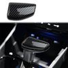 Carbon Fiber Style Gear Shift Lever Head Trim Cover for Hyundai Santa Cruz 2022+ RHD