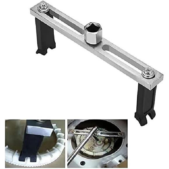 Fuel Pump Removal Tool - Lock Ring Tool, Tank Cover Wrench, Lid Remove Spanner, 3/8" To 1/2" Universal Adjustable Wrench