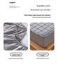 Thickened Brushed Non-Slip Waterproof Quilted Mattress Cover, for Autumn and Winter Warmth and Protection.