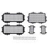 Upgrade Parts for MN D90 D99S MN99S 112 RC Car, Rear Side Metal Stereo, Copic Window Mesh, Protective Net Accessories