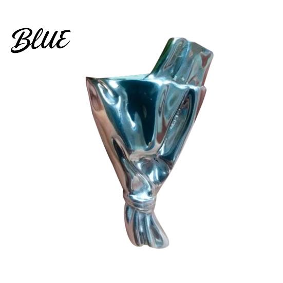 Artistic Bouquet Accessory Brooch Lightweight Alloy Vase Silhouette Insert Real/Dried