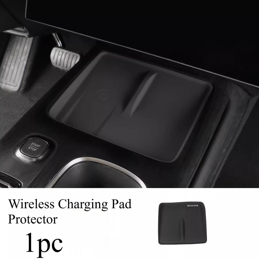 Silicone Protective Cover for Xiaomi SU7 Central Control Panel, Wireless Charging Pad & Gear Shift Interior Accessories