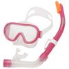 tusaSPORT Silicone Snorkel Mask Set for Hot UC0201 HP 2-Piece Children, Pink,