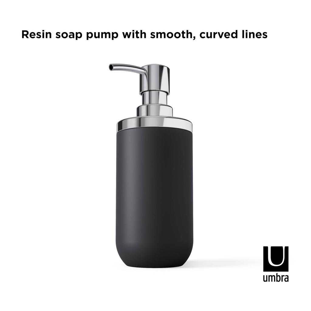 Umbra JUNIP Soap Pump Shampoo W7 X D10 X 21008027152 Dispenser, Black, 18cm,