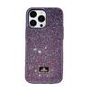Flash diamond advanced sense rhinestone iPhone16 electroplating 15 light luxury style European and American applicable Apple 17ProMax mobile phone cas