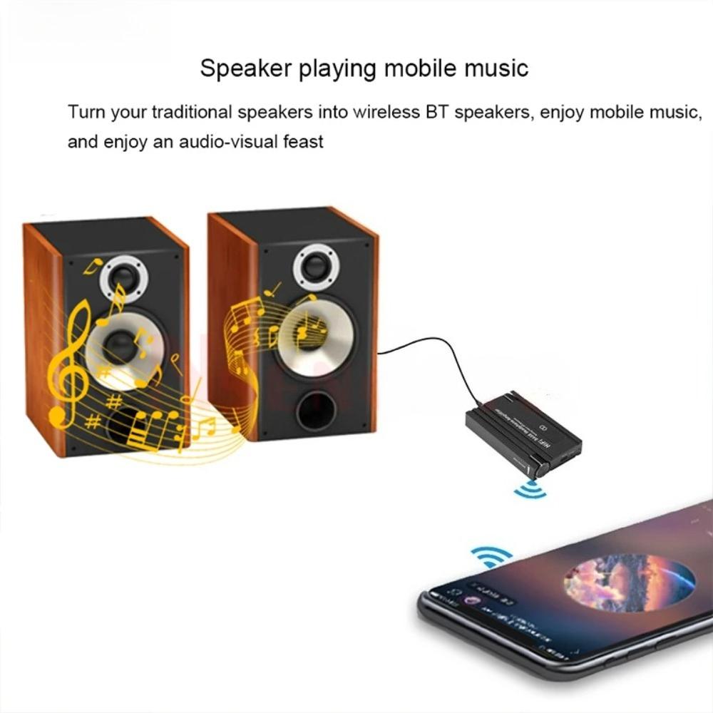 Hifi Bass Headphone Earphone Audio Amplifier With BT 5.0 3.5mm Aux for Phone PC Music Player AMP With Volume Control