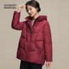 XueZhongFei Women's Hooded Short Winter Down Jacket