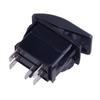 Orange Car LED Front Center Lighted Whip Laser Rocker Switch 5pin Fit for Boat SUV Trucks ATV UTV Marine Motorcycle Bus 12V 24V