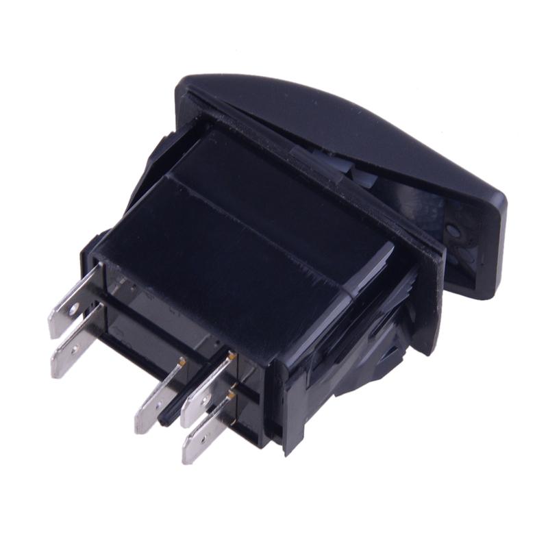 Orange Car LED Front Center Lighted Whip Laser Rocker Switch 5pin Fit for Boat SUV Trucks ATV UTV Marine Motorcycle Bus 12V 24V