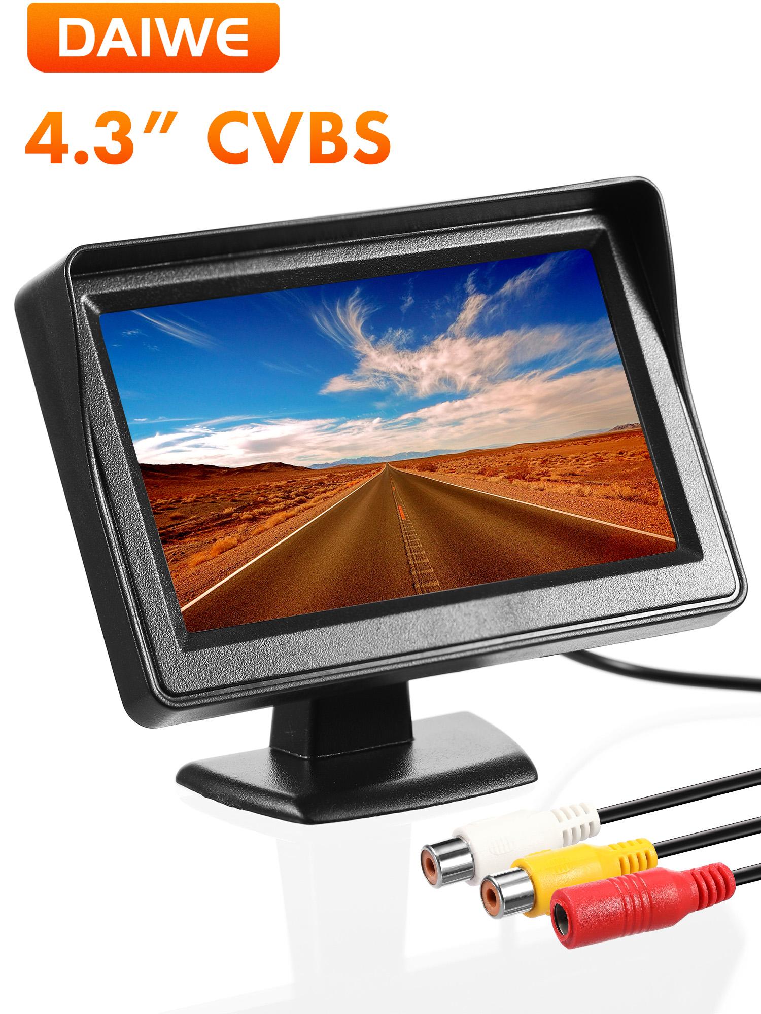 

Dawei 4.3-inch AHD IPS automotive display, supports AHD or CVBS cameras