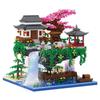 Lego-Compatible Taohuatan Guanghan Palace Building Blocks - Challenging Micro-Particle Set for Girls