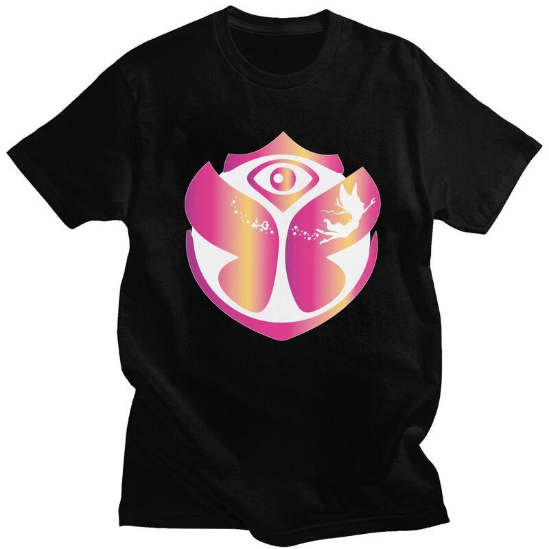 

Custom Mens Tomorrowland T Shirt Short-Sleeve Cotton Tshirts T-shirt Leisure Electronic Dance Music Tee Loose Fit Clothing - ... S разноцветный