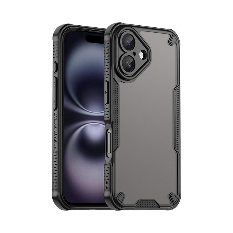 For iPhone 16 Case iPhone 16e 16 Cover TPU Border Durable Matte Bumper Protective Phone Cases For iPhone 16 Pro Max Plus Funda