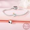 100% Real Copper Crown Cute Tooth Prince Beads Charms Jewelry Fit Original Bracelet For Women Diy Gift
