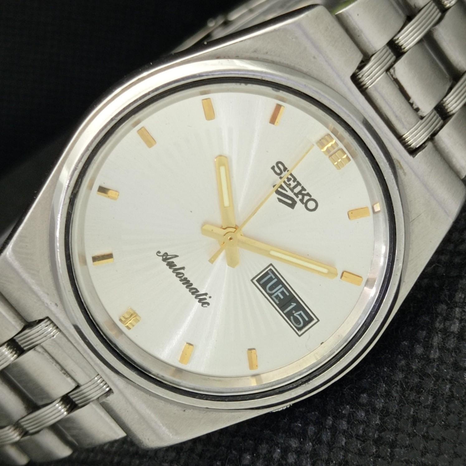 

Б/У винтажные мужские часы SEIKO 5 AUTO 7009A из Японии D/D, серебряные, 608a-a315124-2 SKU608a-a315124