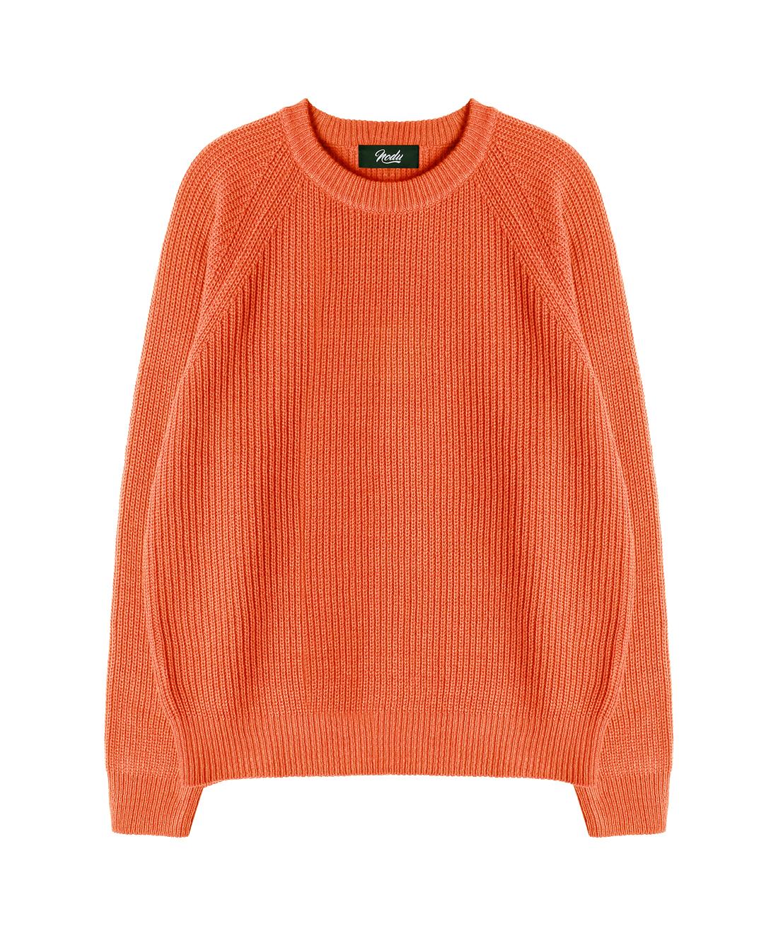 Nod You Washable Daily Hazzi Raglan Knit [Orange] L