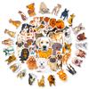50 Realistic Stickers Teddy Dog Etsydog Pastal Dog Personalized Stickers