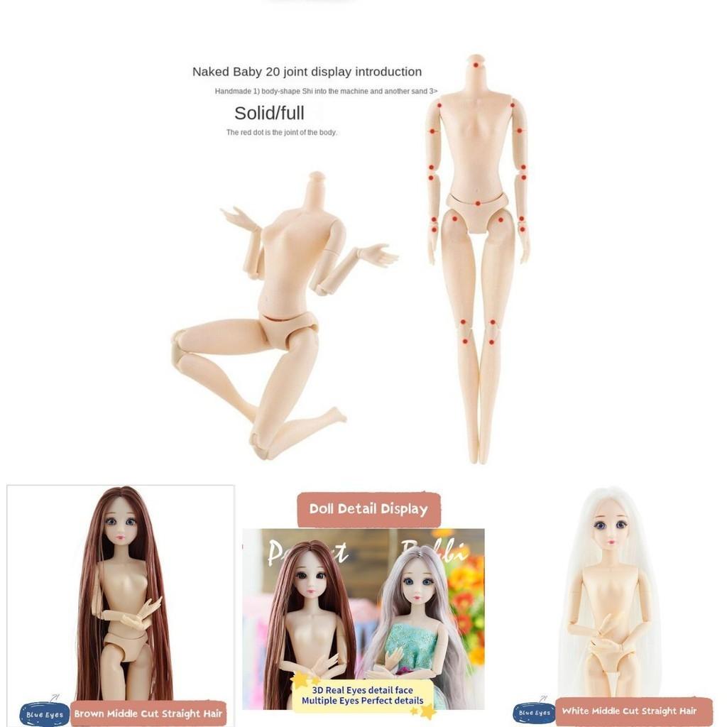 Módní BJD panenka 20 kloubů DIY make-up Princezna Dívka Hračka Dárek pro dívky 3D oči
