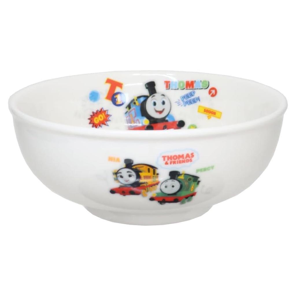 Sada nádobí pro děti "Lokomotiva Tomáš", vhodná do myčky a mikrovlnné trouby, Dárek GO, Vyrobeno v 663740, Keramická, Bezpečná, Dětské nádobí, Sada, 5 kusů