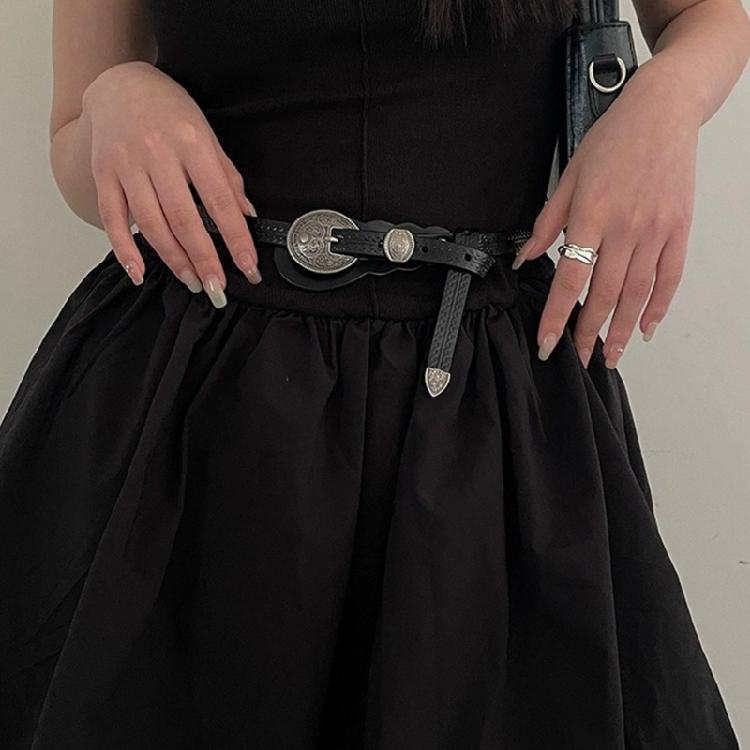 Vintage Buckle Belt Women Waist Belt Bohemian Waistband Pants Belt Accessories