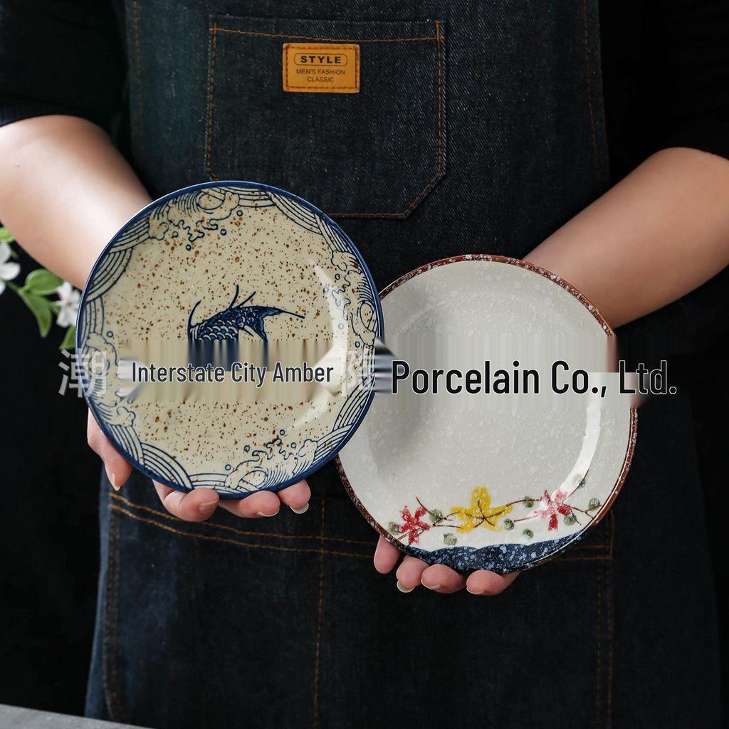 6-Zoll Chinesische Keramik Knochenschale für Obst, Gebäck oder Speisereste