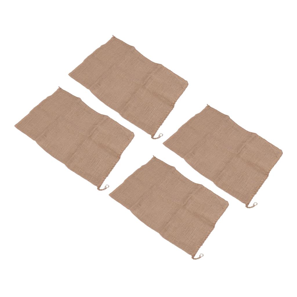 4 ks Jutové pytle na brambory Opakovaně použitelné pytle na závod v pytli pro děti Venkovní hry na hřišti