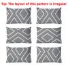 Simple 3-Piece Modern Geometry Pattern Matte Three Piece Fitted Sheet Set, Bedroom Printed Bed Cover Set, Bedding
