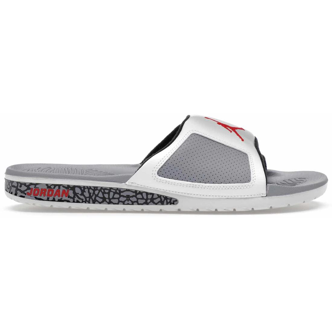 

Кросівки Jordan Hydro III Summit White Cement Grey Black Fire Red(854556-101) 40