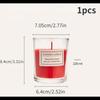 1pc Large Glass Cup Romantic Festival Atmosphere Scented Candle Graduation Season Gift Soy Wax Aromatherapy Fragrance Candle