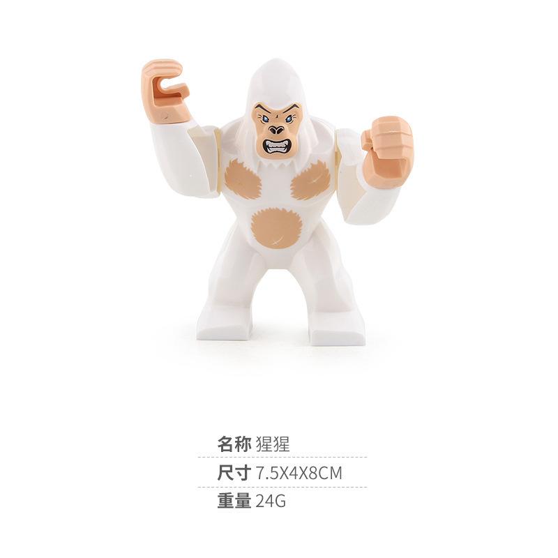 Children'S Educational Science And Education Animal Building Block Toy Shark Gorilla Animal Ornament Model Cognition