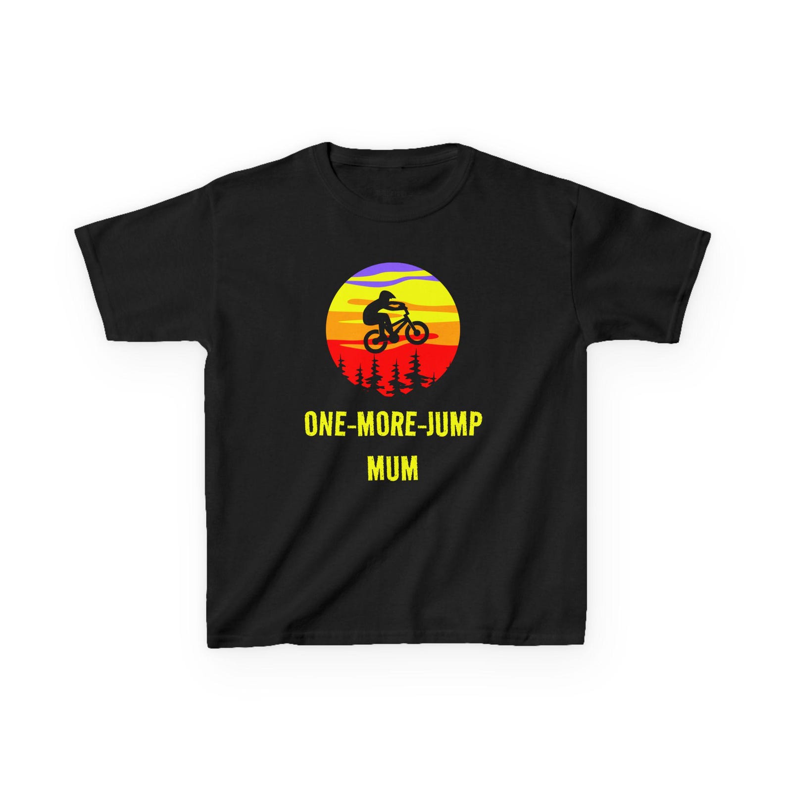 Kids Bike Adventure Tee: Retro Style Cotton Shirt S