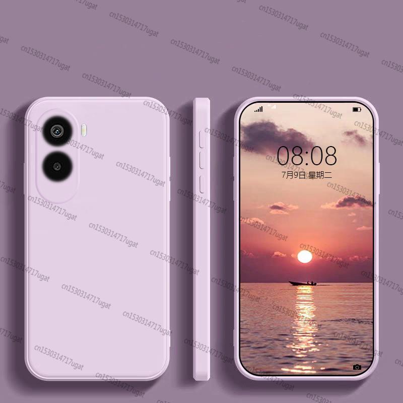 Voor Xiaomi Poco M7 Plus Hoes Poco M7 Plus Anti-klop Zachte Vloeibare Siliconen Snoepkleur Telefoonhoes Voor Poco M7 Plus Hoes