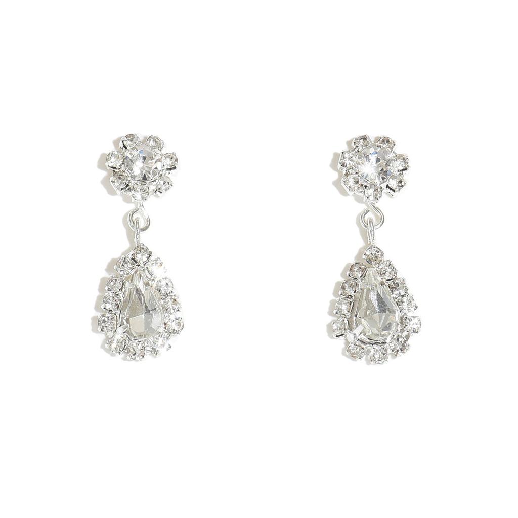 Leichter Luxus Wassertropfenförmig Super Glitzernd Temperament Hochwertig Zeigt Das Gesicht Kleine Ohrringe Ohrringe Modeschmuck Ohrringe Damen