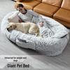 Washable Giant Pet Bed: Sponge Lazy Sofa Mattress for Dogs