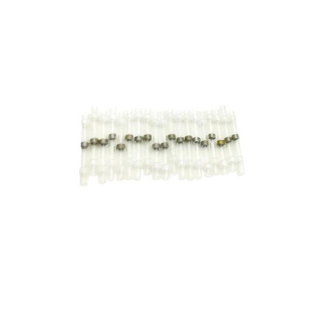 50pc 4 Sizes Solder Sleeve Heat Shrink Butt Wire Splice Tube Terminal Connectors