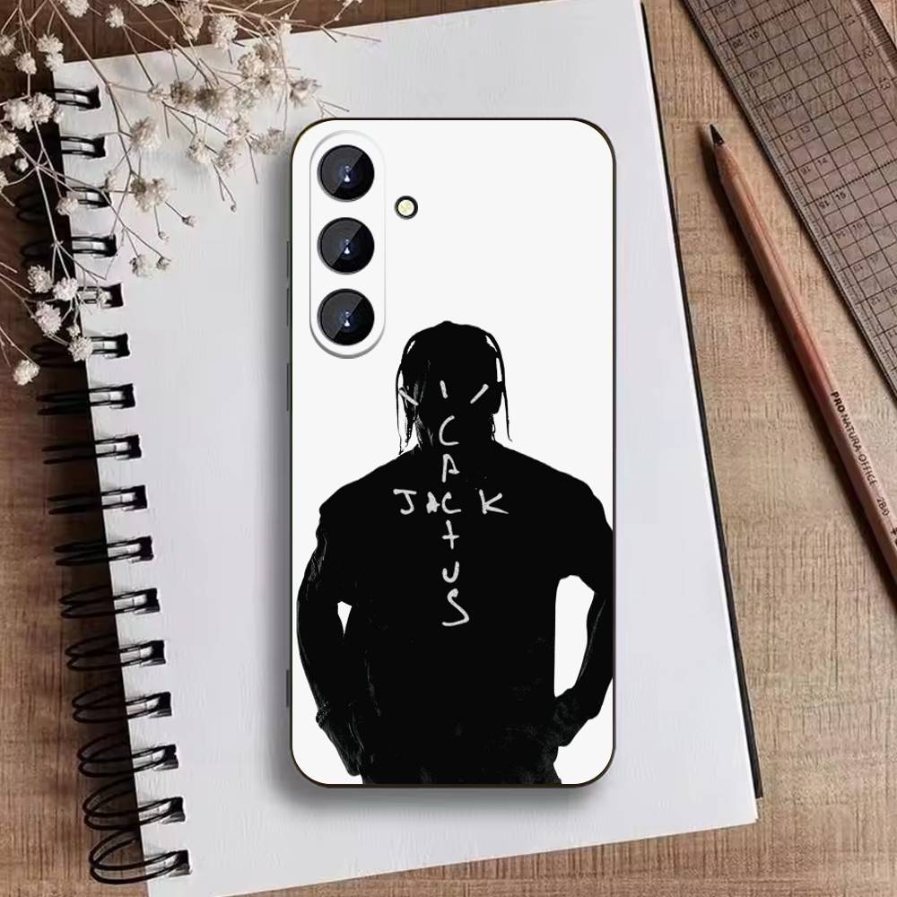 T-Travis S-ScottS Singer Phone Case For Samsung Galaxy A73,A21s,A22,A31,A52,A53,A71,A41Soft Black Shell