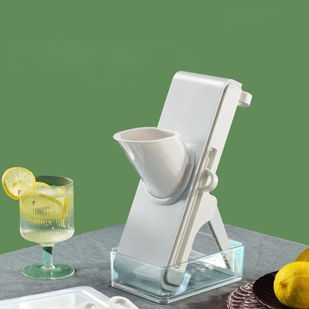 Cortador de vegetais multifuncional, triturador de batata, cenoura e pepino de qualidade alimentar, fatiador de limão para cozinha e casa