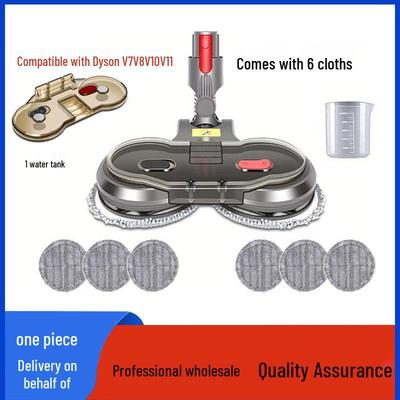 Compatible Electric Mop Head for Dyson Vacuum Cleaners V7, V8, V10, V11, V15 - Wet and Spray Mopping Cleaning Attachment
