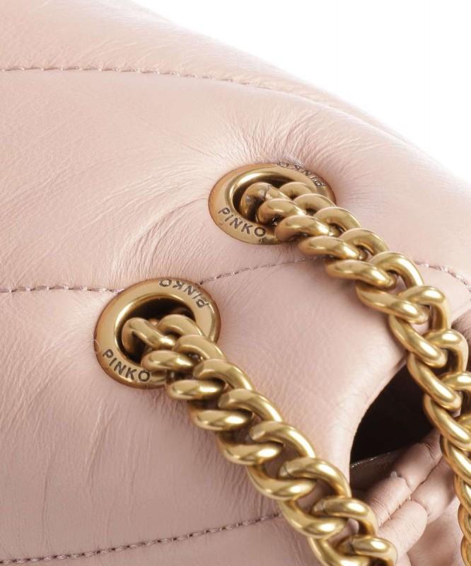Pinko Leather Messenger Bag Love Puff Mini CL
