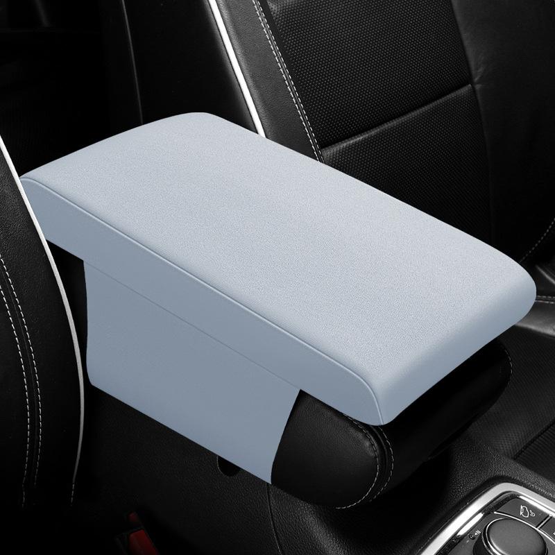 Car Armrest Box Pad Four Seasons Universal Breathable Car Central Armrest Box Cover Memory Cotton Arm Elbow  Heightening Pad