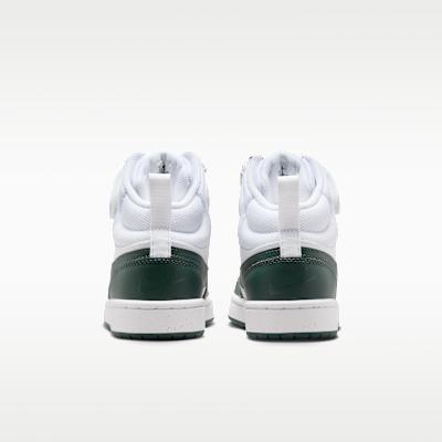 Nike Court Borough Mid 2 White Vintage Green (GS)