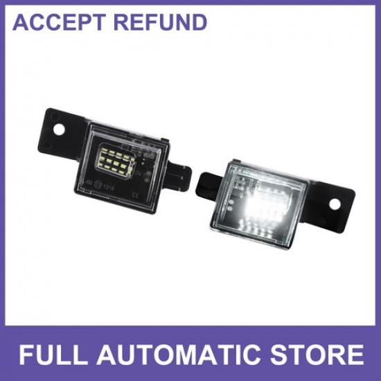 White LED License Plate Light 1 Pair  for Chevy Silverado 1500 2014-